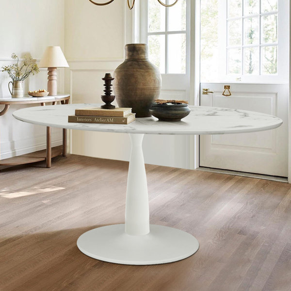 60 oval deals pedestal dining table